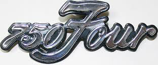 side cover emblem 1971-1972 Honda 750